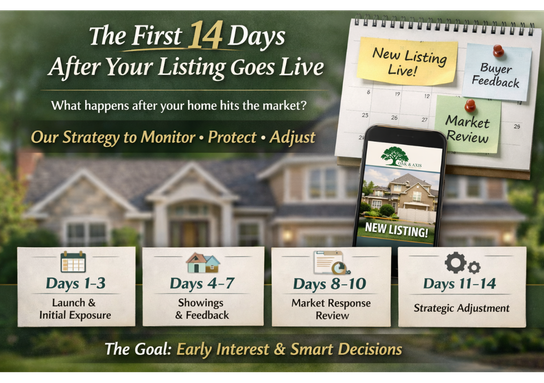 The first 14 days after your listing goes live with Oak and Axis Realty in Parrish Florida